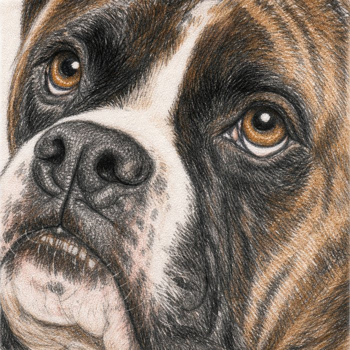 Big Face look on a fleece blanket