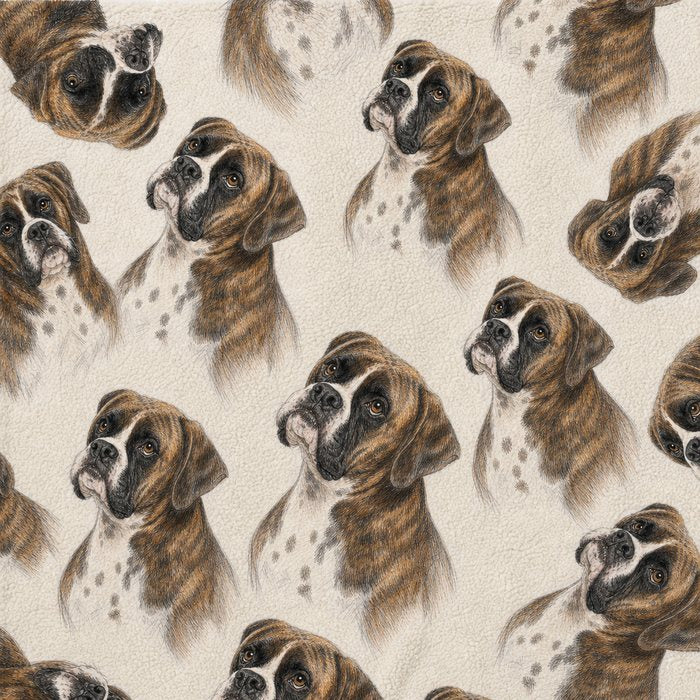 Scatter look on a fleece blanket