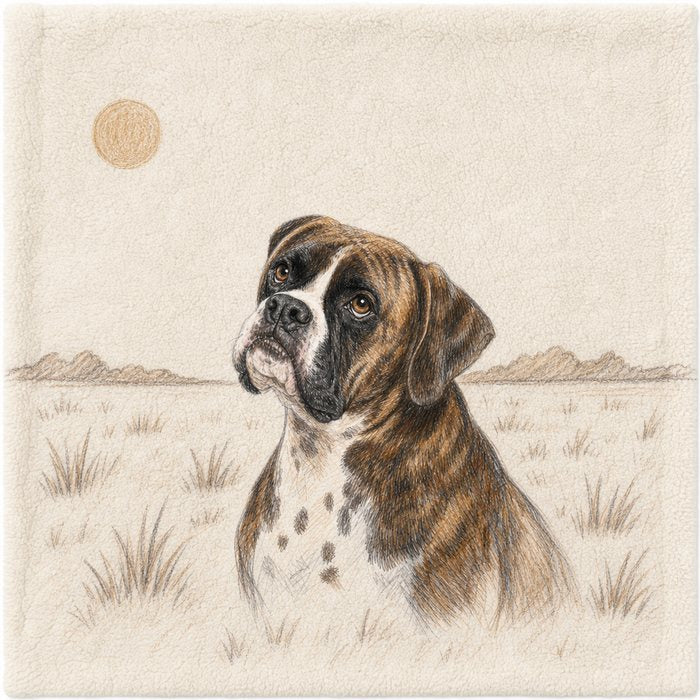 Scene look on a fleece blanket